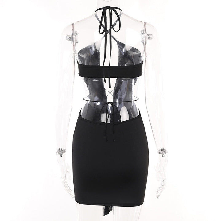 Levoire | Jupe À Bretelles Froncée Arrière Mini Robes