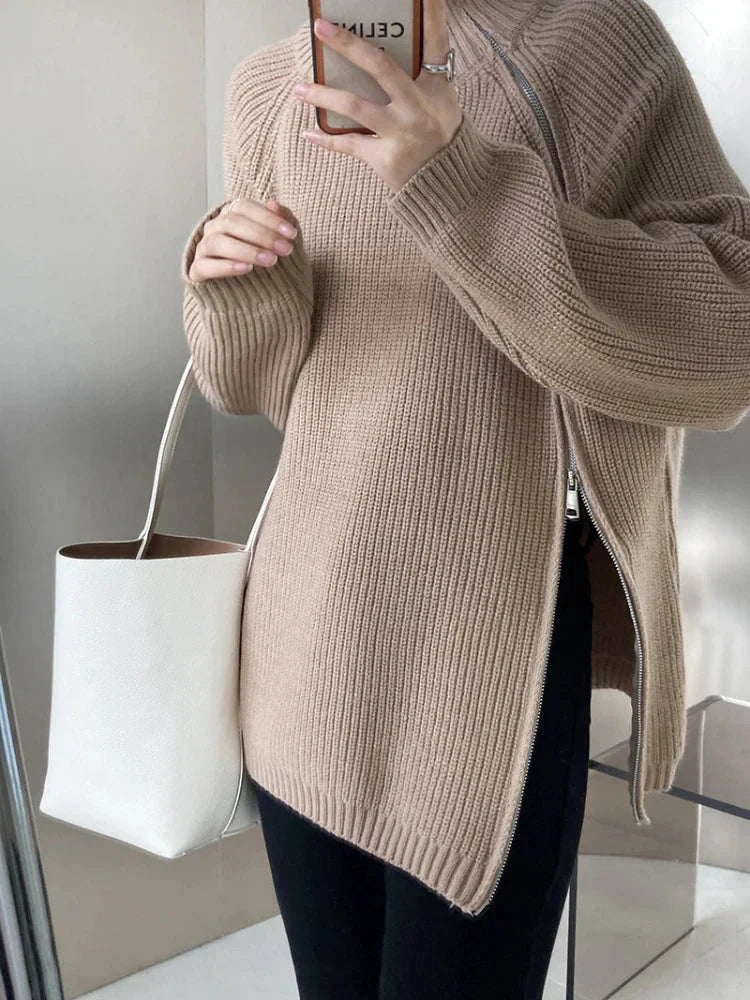 Levoire | Pull Rétro Rayé Classique Braun