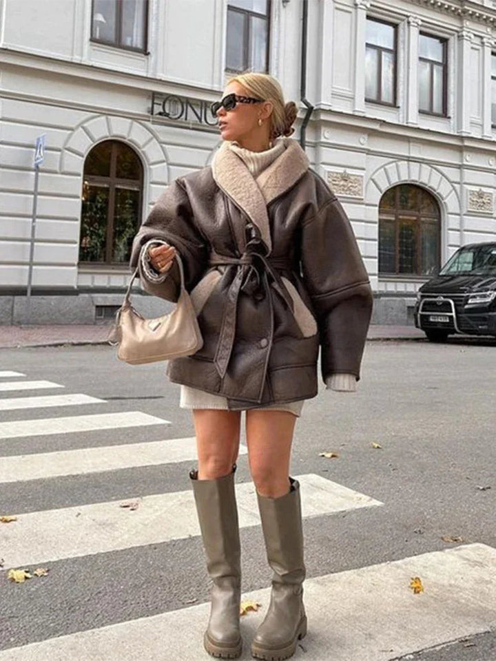 Levoire | Veste Confortable Et Élégante Avec Ceinture Ajustable