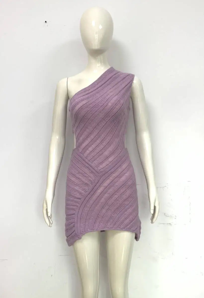 Levoire | Robe Mini À Épaule Unique