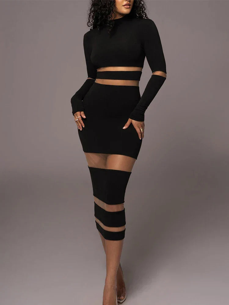 Levoire | Robe Élégante À Coupe Ajustée Pour Femme - Noir Noir
