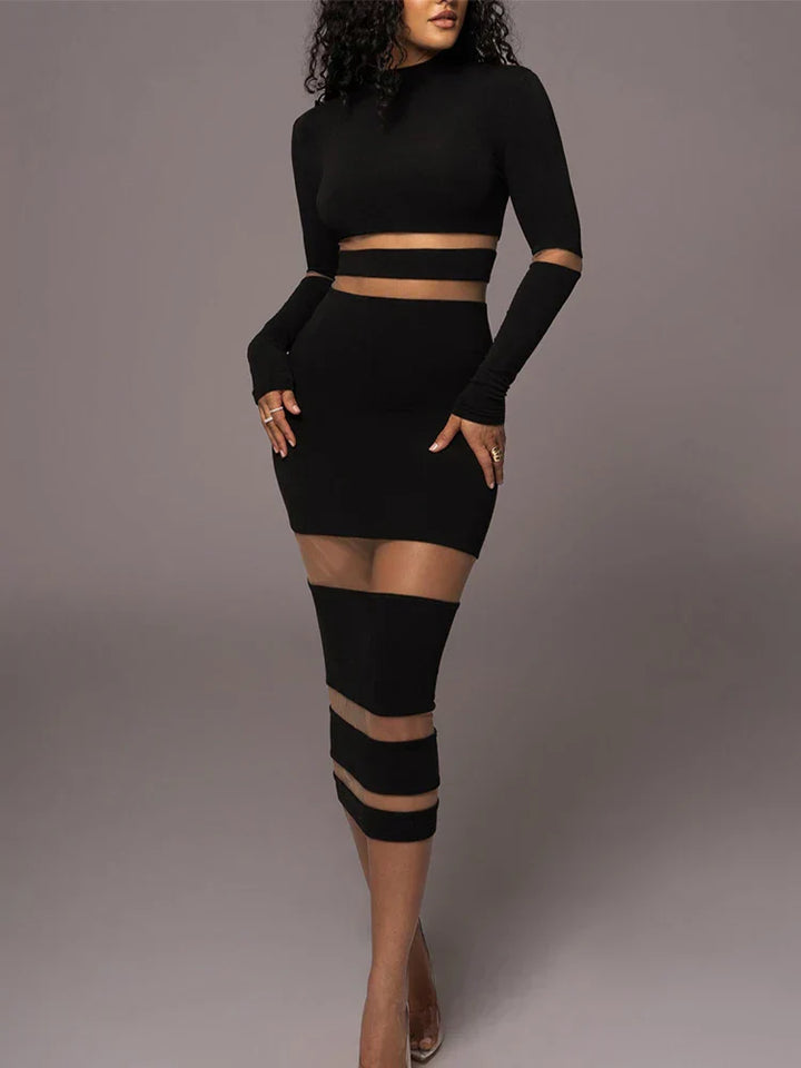 Levoire | Robe Élégante À Coupe Ajustée Pour Femme - Noir Noir