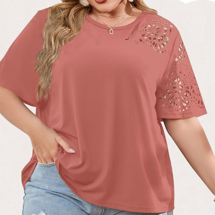 Levoire | T-Shirt En Chiffon Avec Découpes Pour Femmes Ruusun