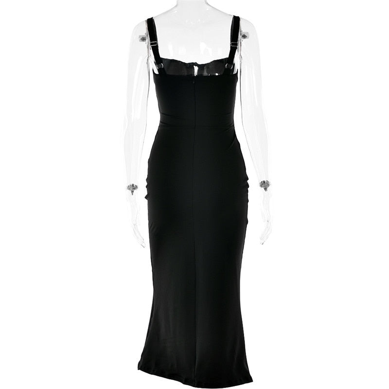 Levoire | Corset À Lacets Sans Bretelles Robe Midi