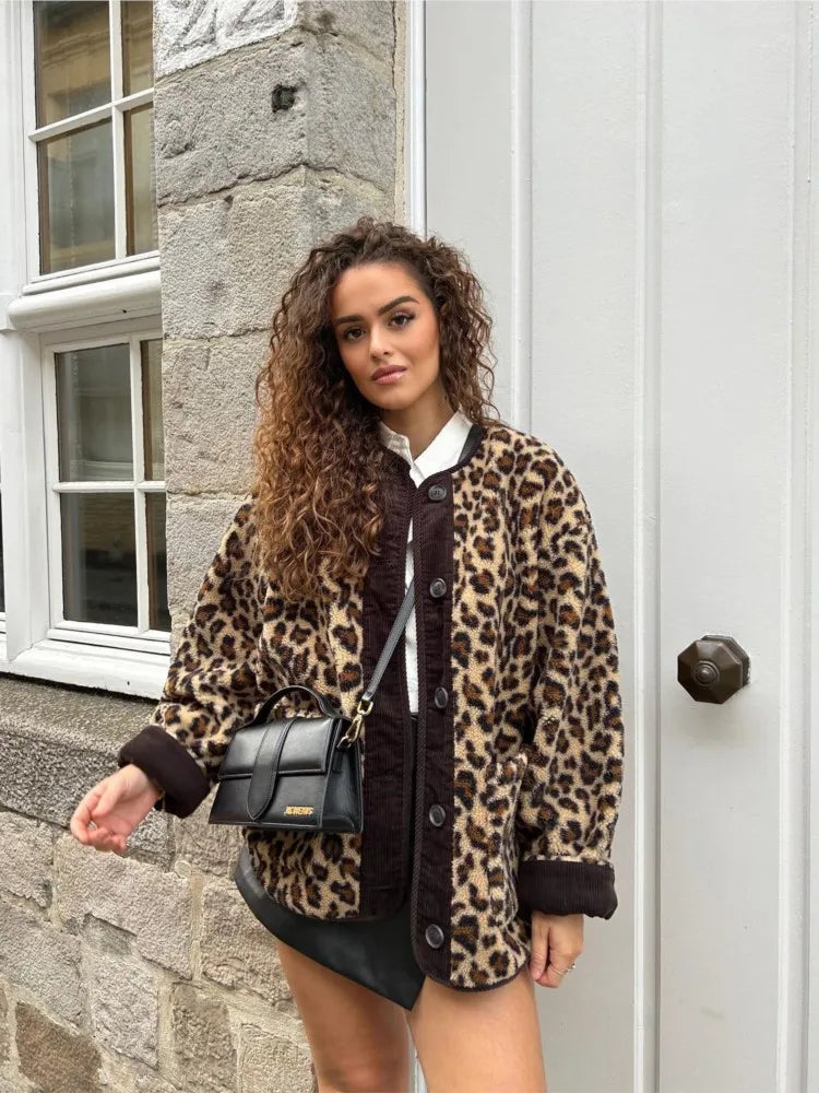 Levoire | Veste Léopard Sauvage Et Élégante léopard