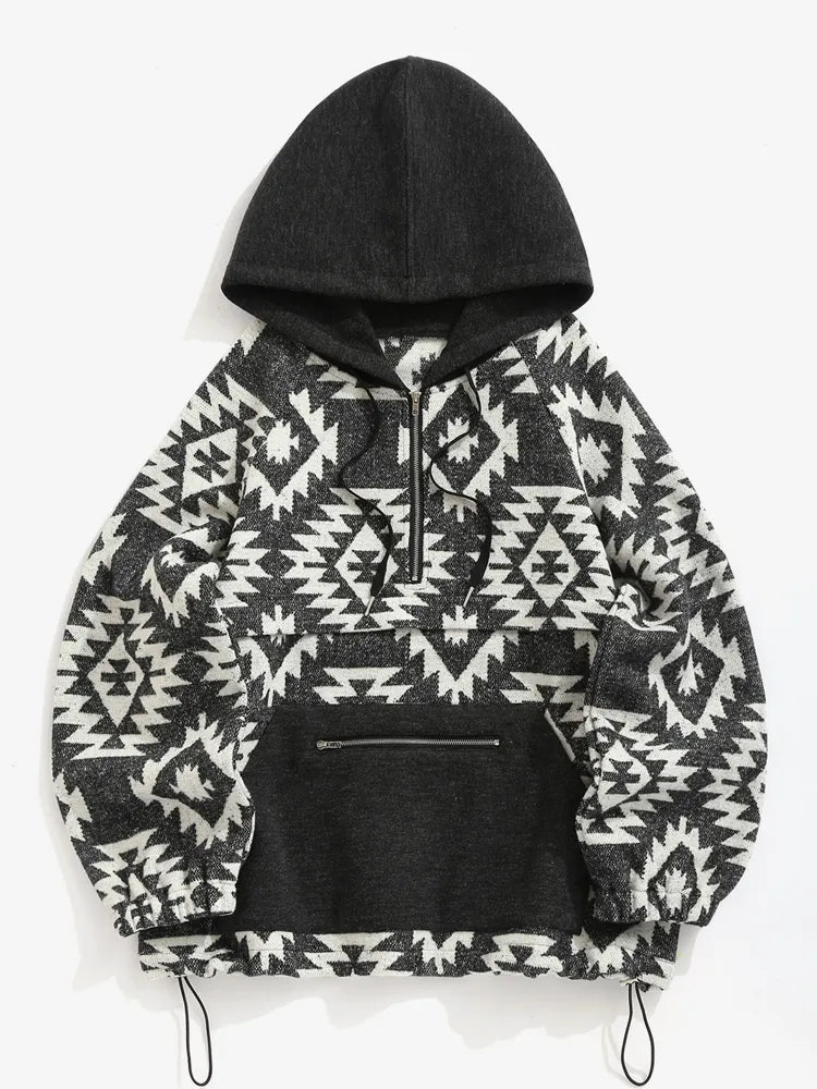 Levoire | Sweat à capuche général intemporel et élégant Noir