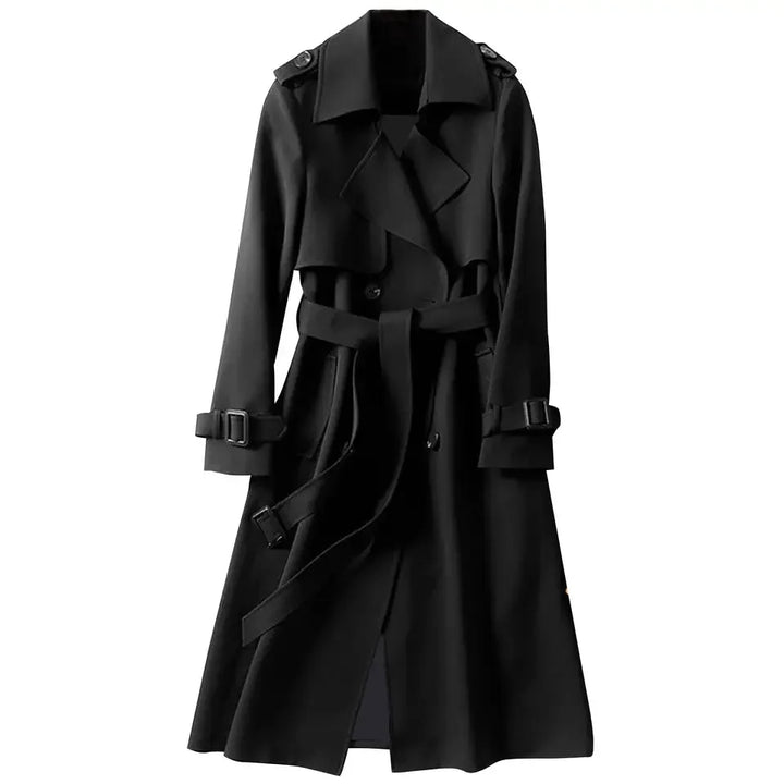Levoire | Chic manteau plus long Noir