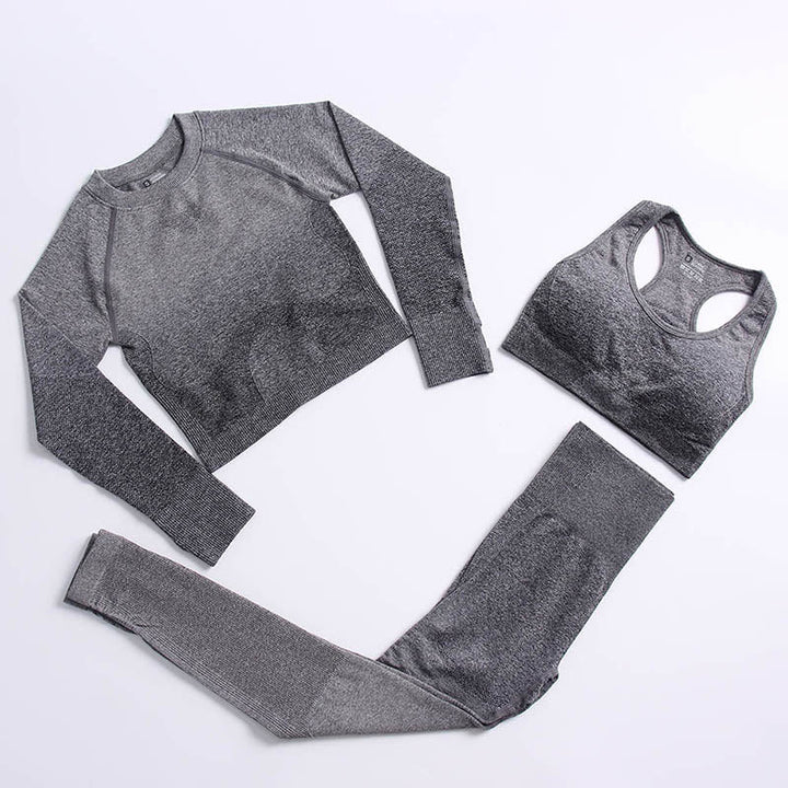 Levoire | Ensemble De Trois Pièces De Survêtement Pour Utilisation Active Gris
