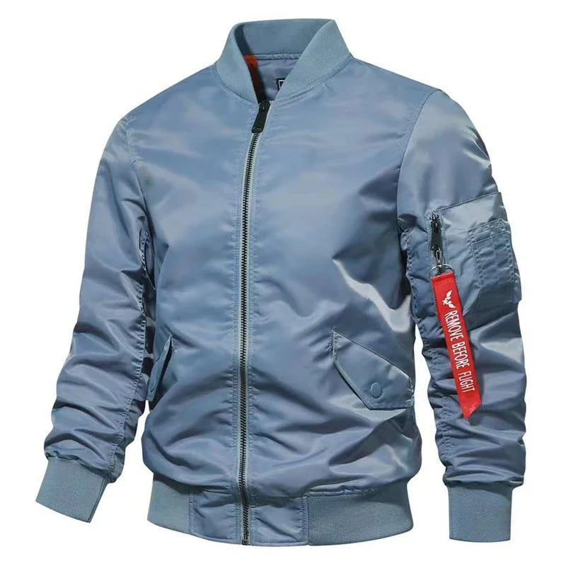 Levoire | Veste Varsity Sportive Et Tendance Pour Hommes Bleu