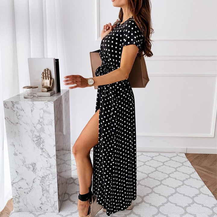 Levoire | Robe Avec Fente Et Décolleté En V