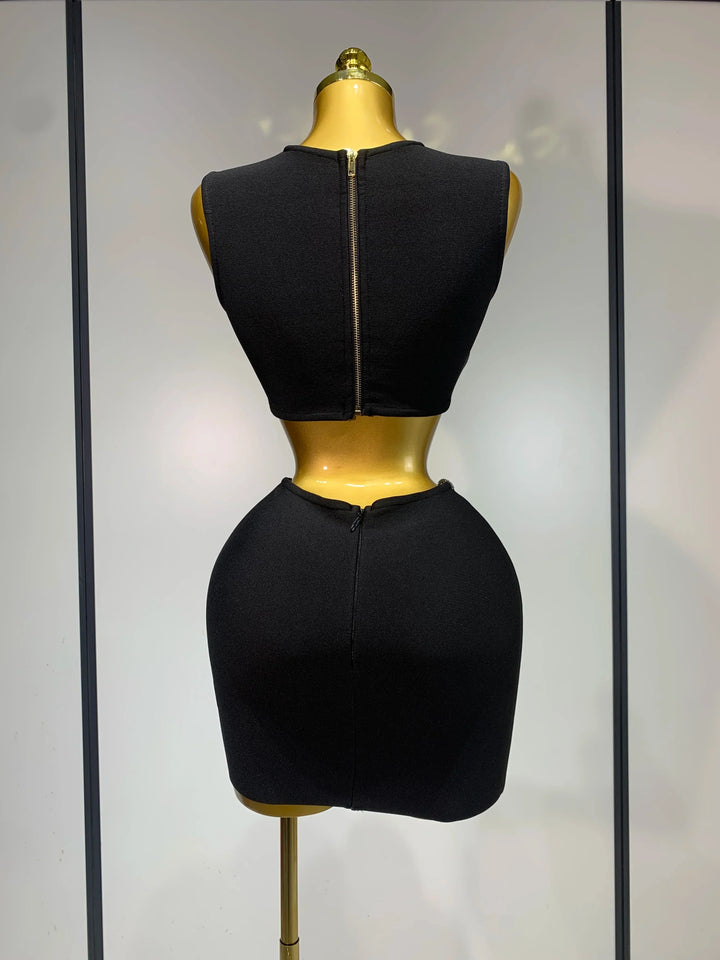 Levoire | Robe Bandage Mini Noire