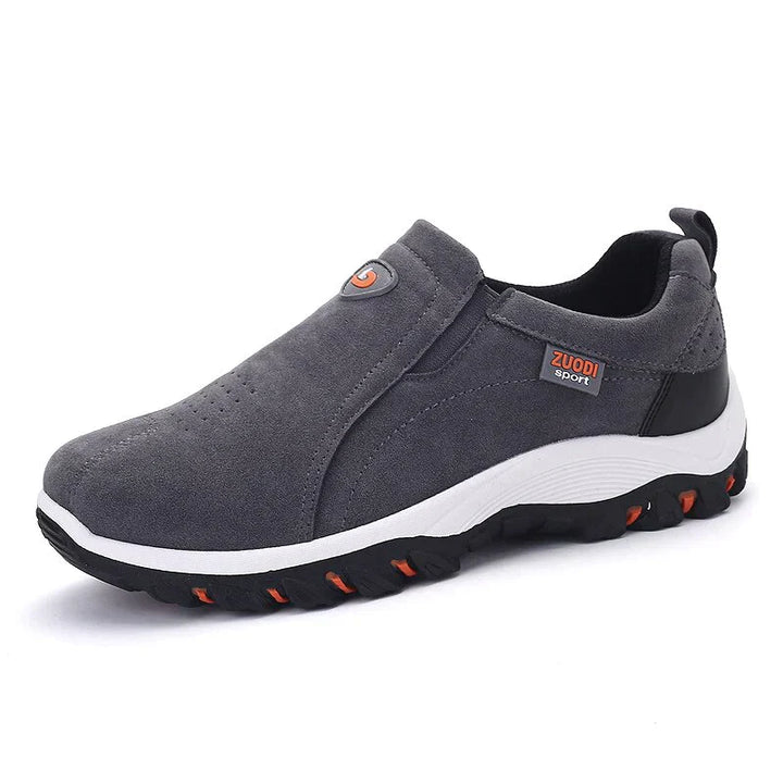 Levoire | Baskets Hommes Respirantes Sans Lacets Gris