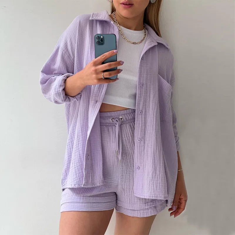 Levoire | Ensemble Femme Deux Pièces Lilas