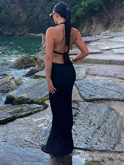 Levoire | Robe Maxi En Crochet