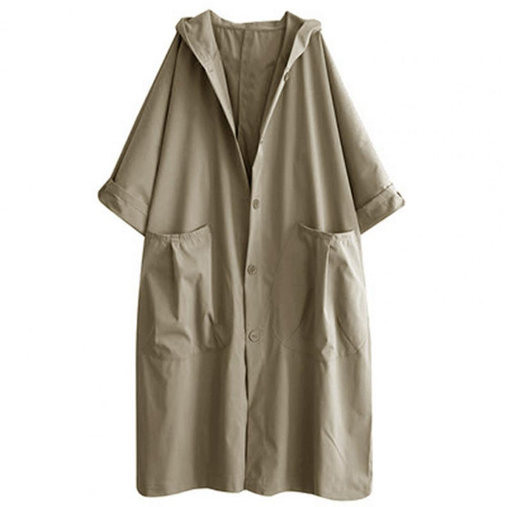 Levoire | Trench-coat Oversize Femme | Etanche Kaki Taille unique