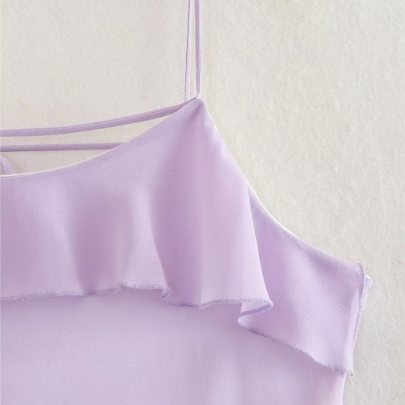 Levoire | Ruban Froncé Blanchi Tau Ouverture Latérale Robe Maxi