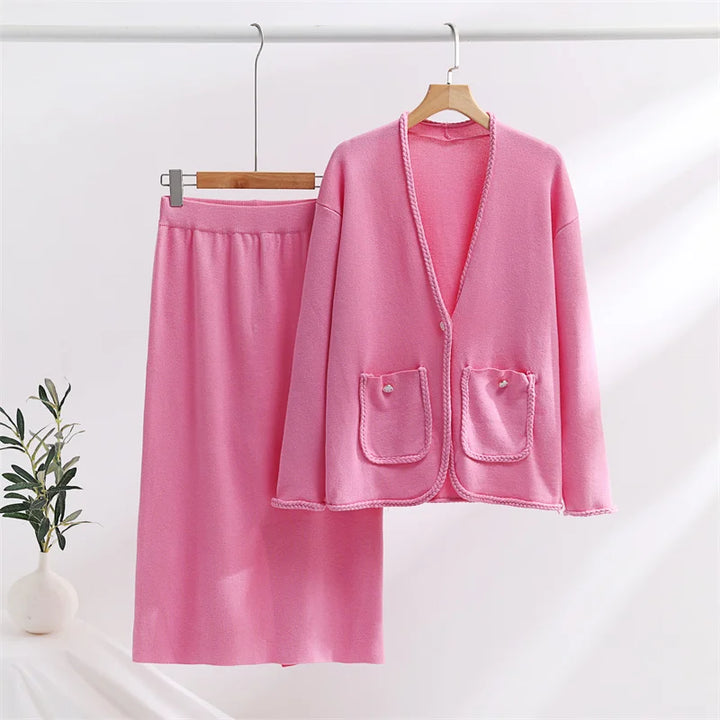 Levoire | Gilet Et Jupe Set Rosa Une taille