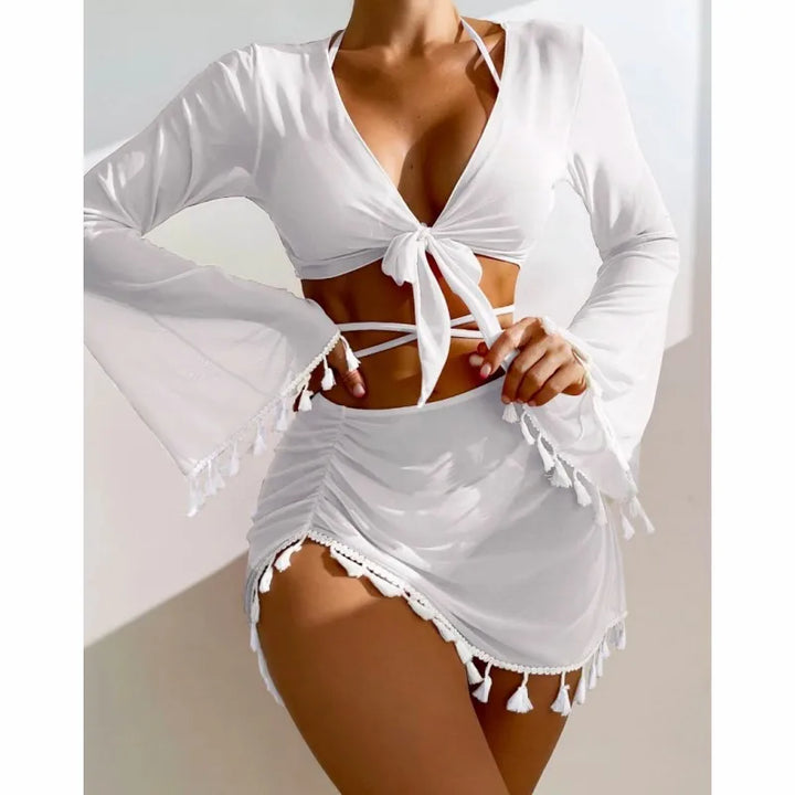 Levoire | Maillot Femme Plage Chic Blanc