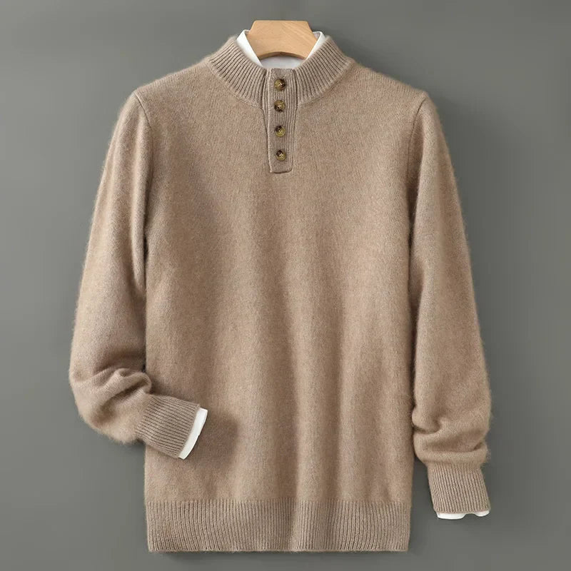 Levoire | Pull Col Montant 100% Cachemire