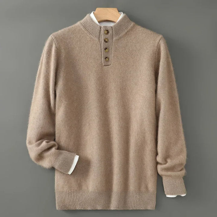 Levoire | Pull Col Montant 100% Cachemire