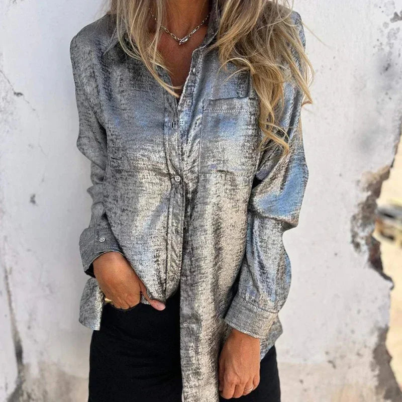 Levoire | Chemise Rentovilla Argent