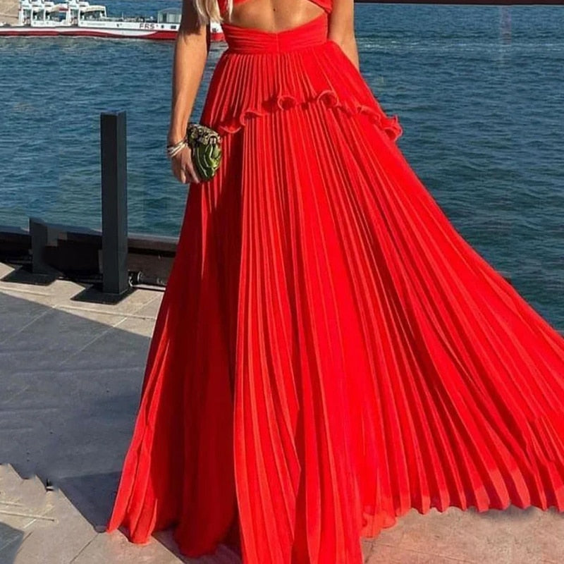 Levoire | Robe À Une Épaule À Manches Longues Avec Motif Découpé