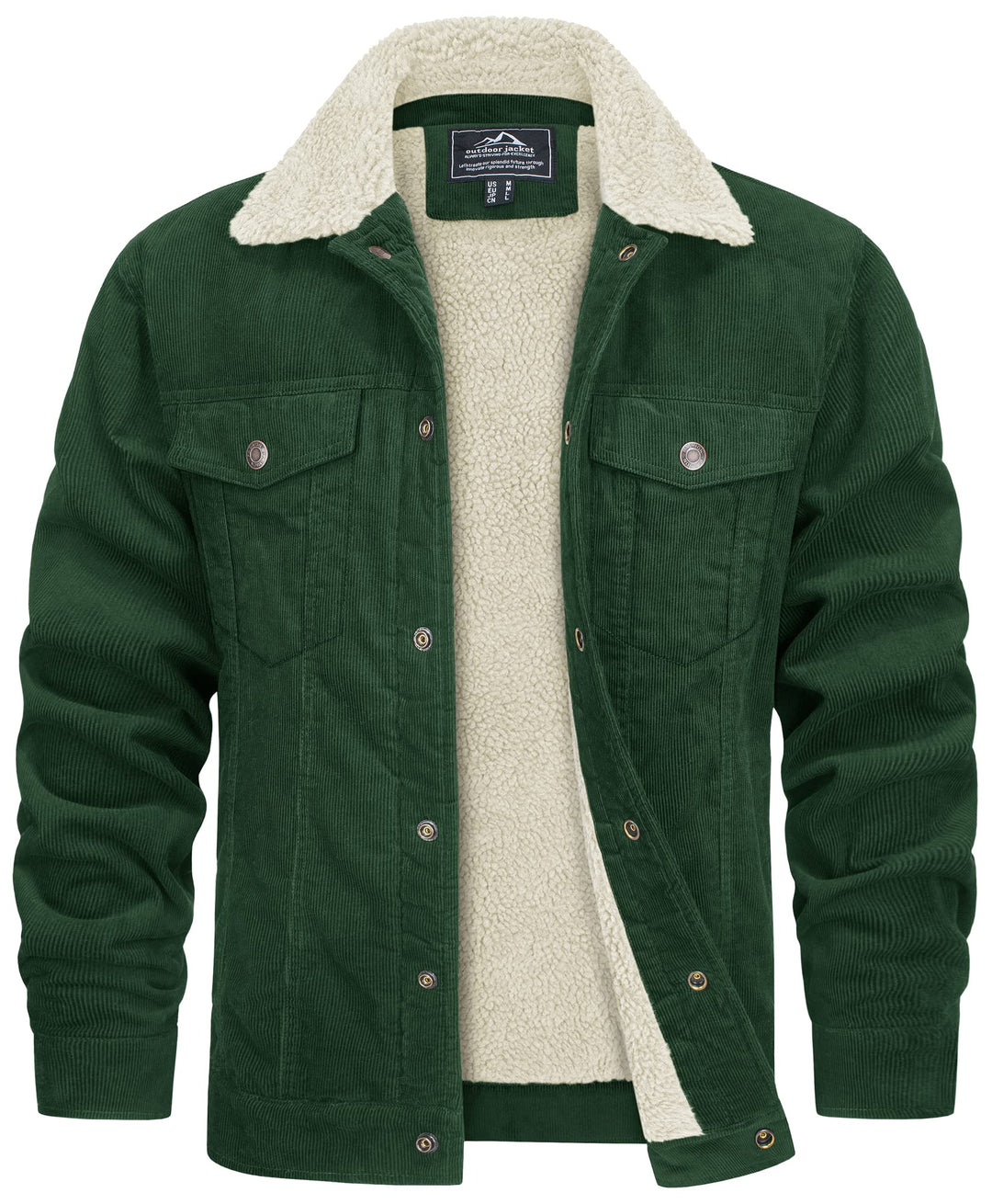 Levoire | Veste Élégante Pour Hommes Pour L'Hiver Vert