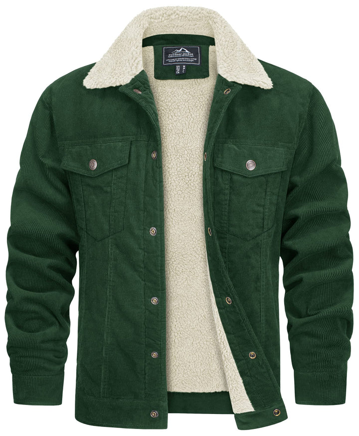 Levoire | Veste Élégante Pour Hommes Pour L'Hiver Vert