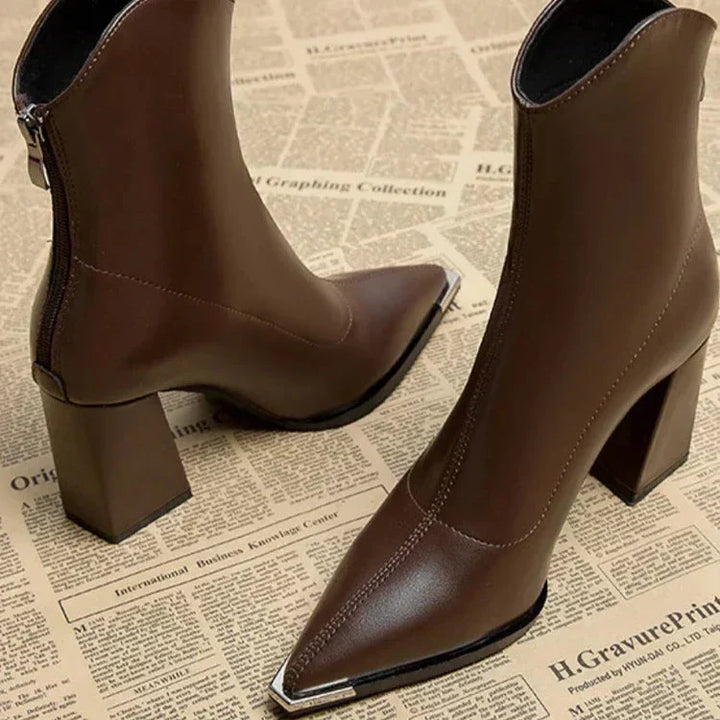 Levoire | Mukavat Bottes En Cuir Pour Femmes Braun