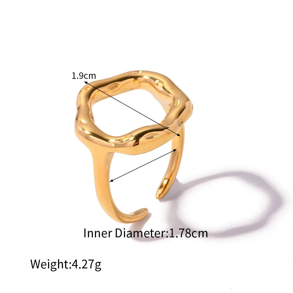 Levoire | Ceinture En Acier Inoxydable Avec Plaquage En Or 18K