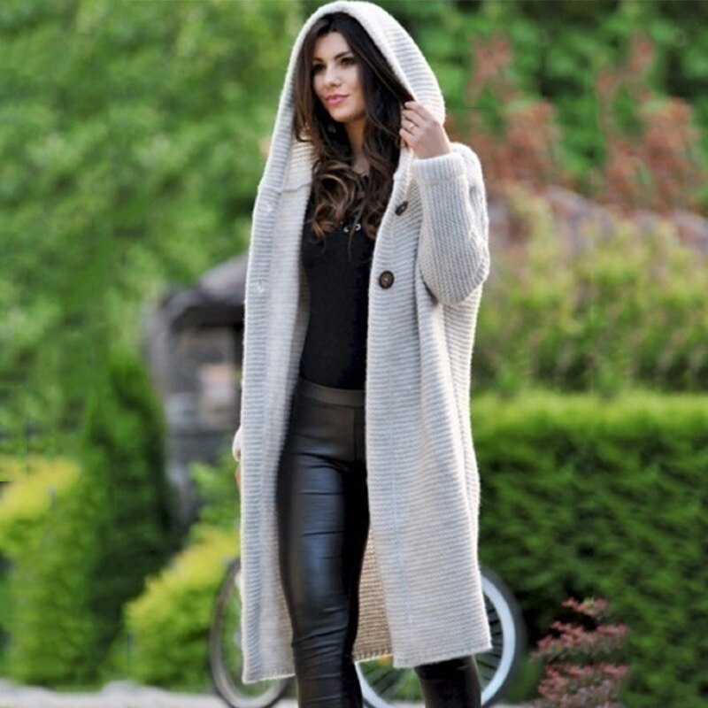 Levoire Cardigan à capuche | Magnifique cardigan au style! Beige