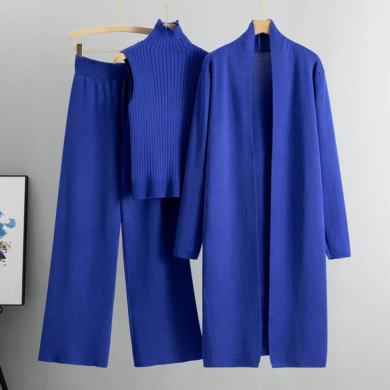 Levoire | Ensemble Trois Pièces Élégant Bleu foncé. Uniquew.