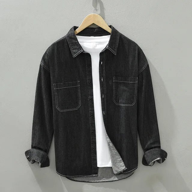 Levoire | Chemise En Denim Intemporel Hommes