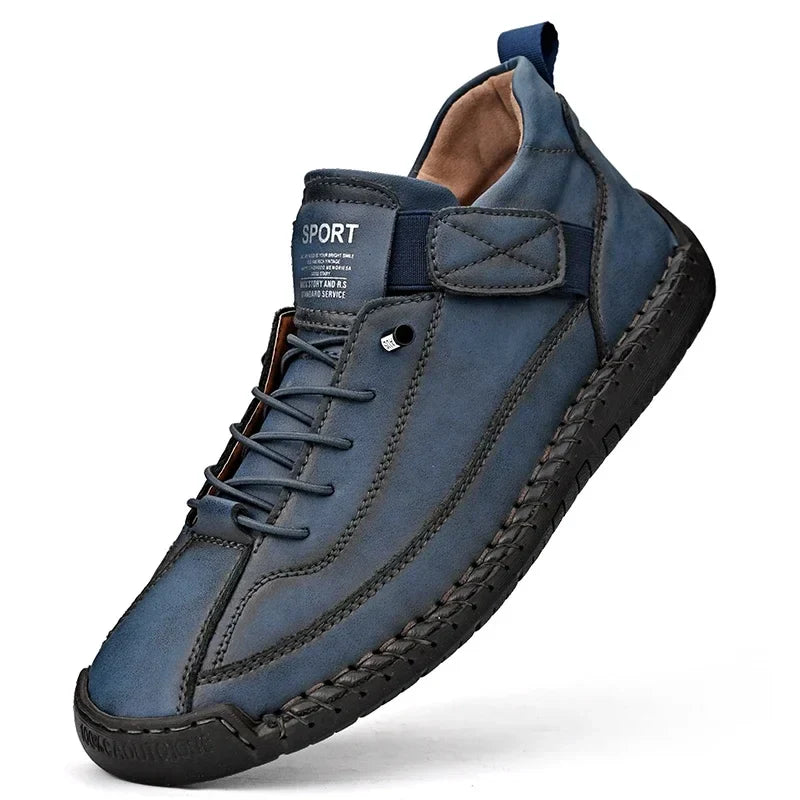 Levoire | Pantoufles De Grenouille Durables Chaussures De Cheville Faites À La Main Bleu