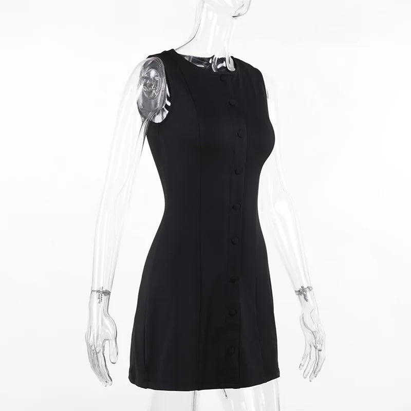Levoire | Élégante robe mini boutonnée