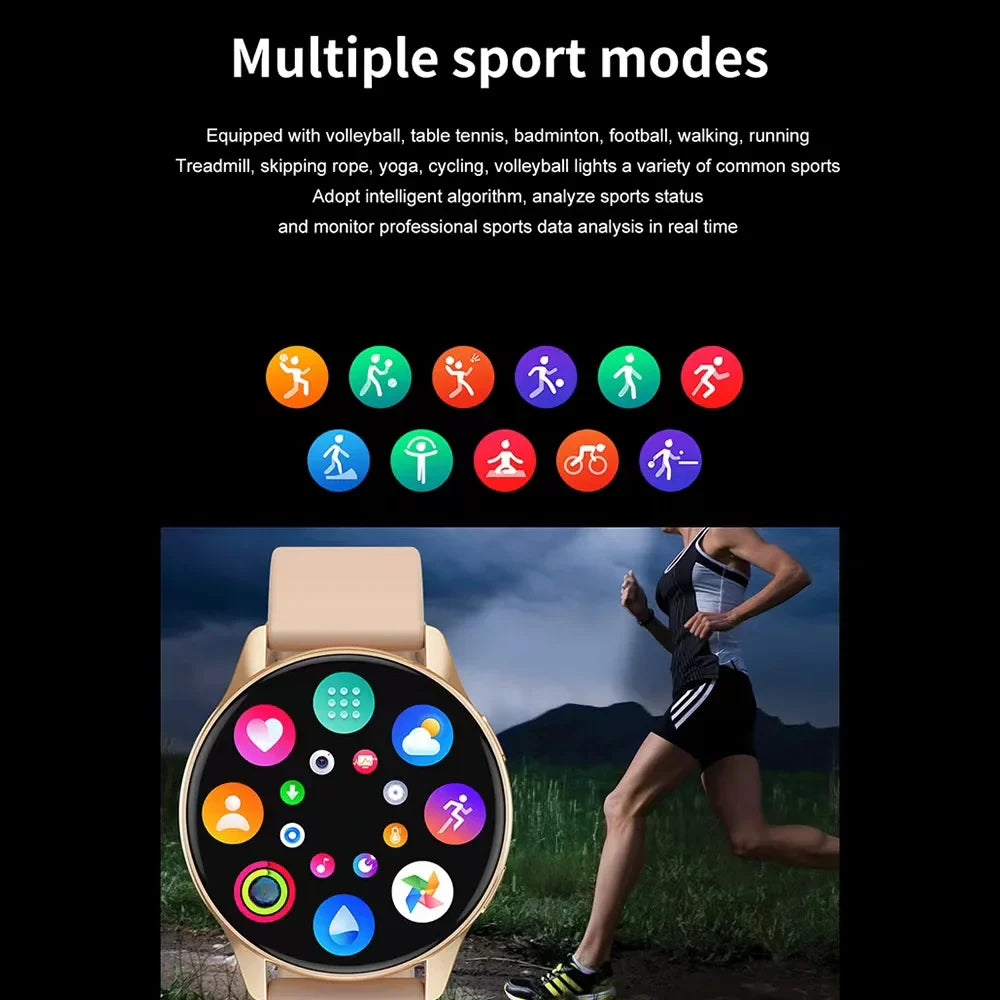 Levoire | Montre Femme Bluetooth Fréquence Cardiaque