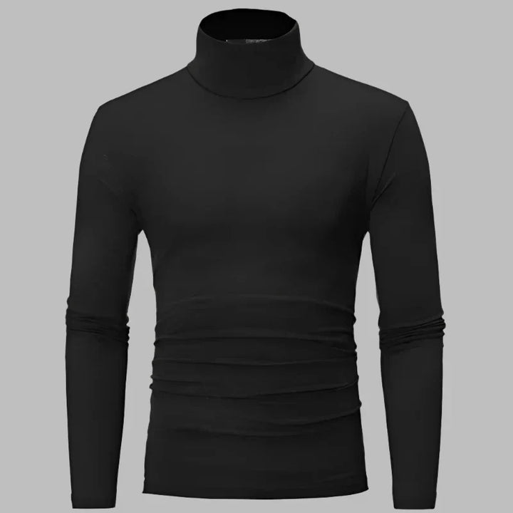 Levoire | Pull Thermique Mince Pour Hommes Noir