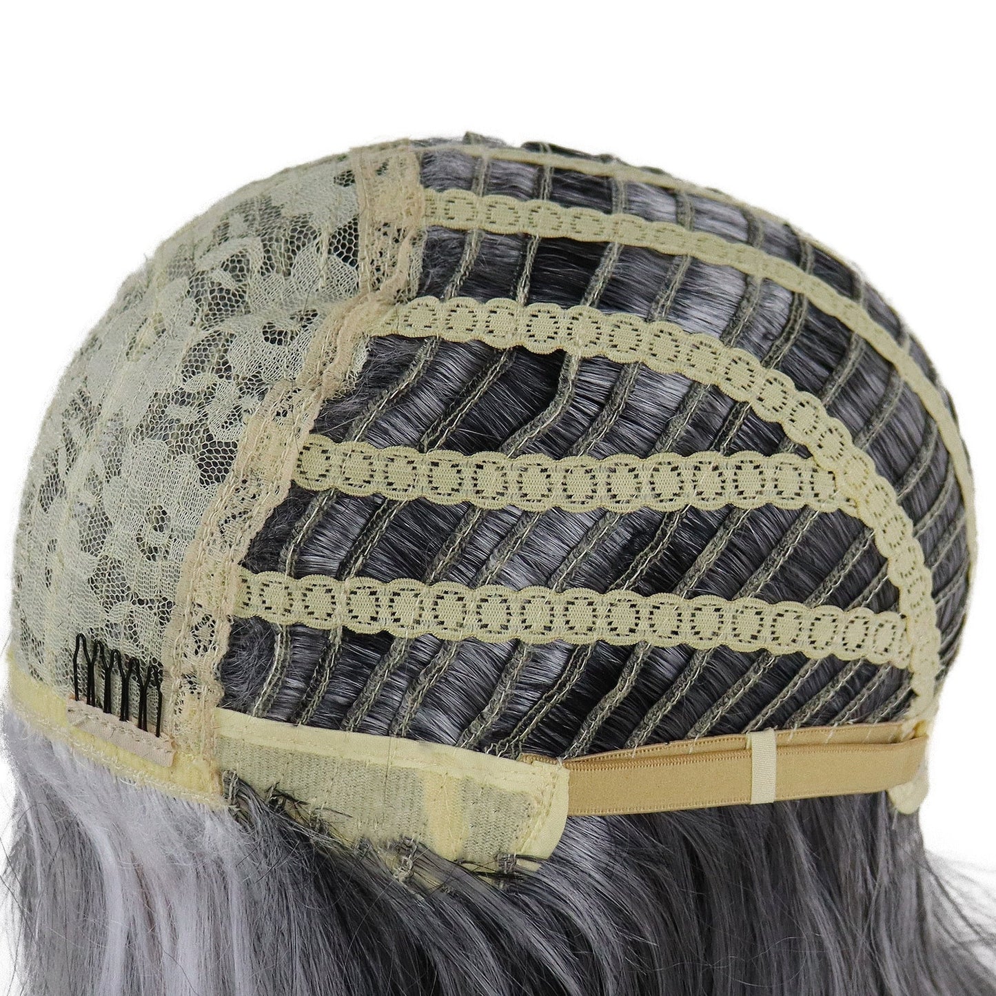 Levoire | Perruque Grise Longue Synthétique Pour Un Look De Cheveux Élégant