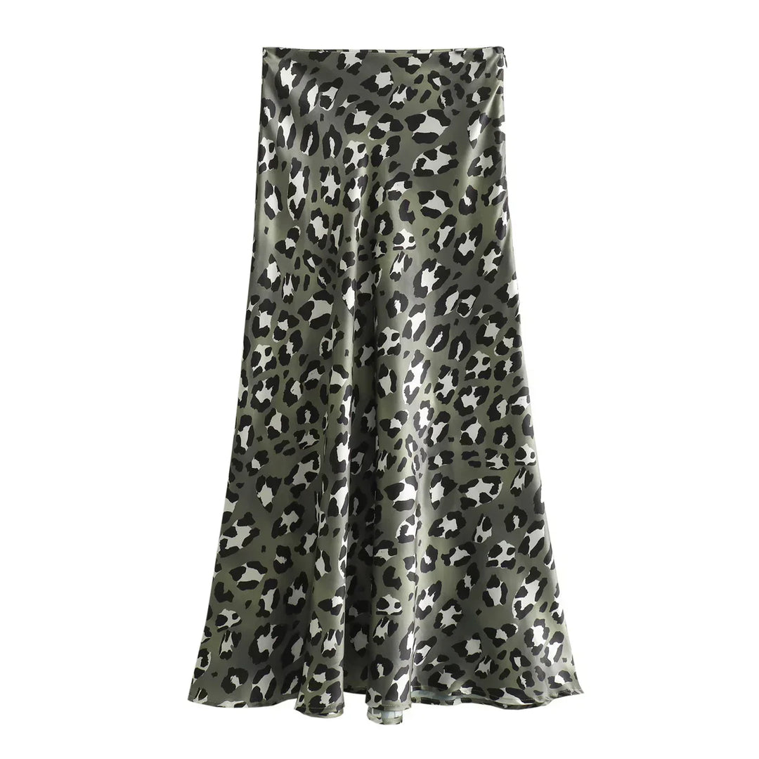 Levoire | Jupe Maxi Tendance DunkelGrün