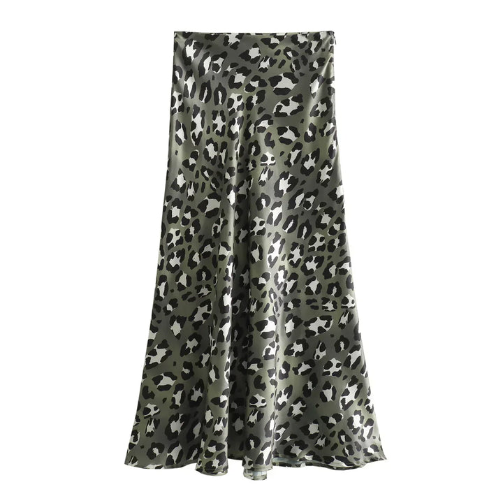 Levoire | Jupe Maxi Tendance DunkelGrün