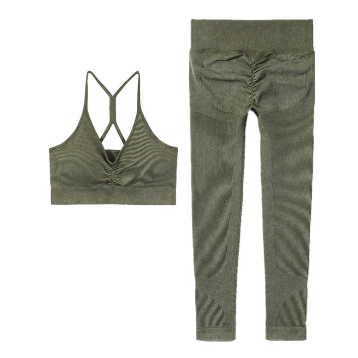 Levoire | Ensemble De Sport Complet Vert foncé