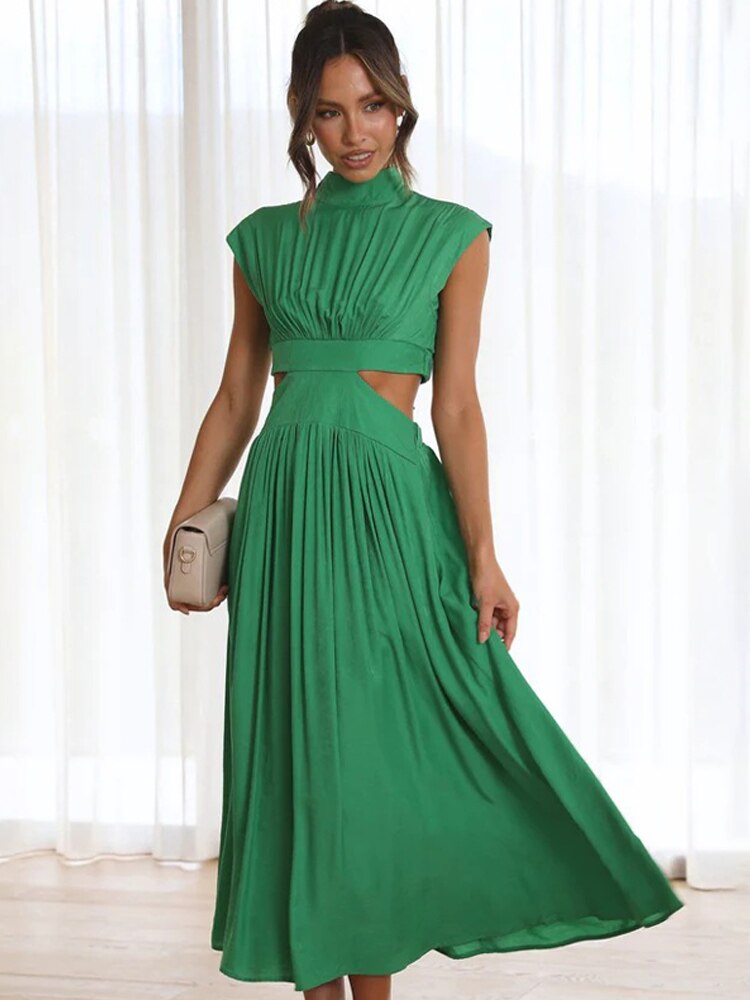 Levoire | Robe Courte Taille Haute Décolletée