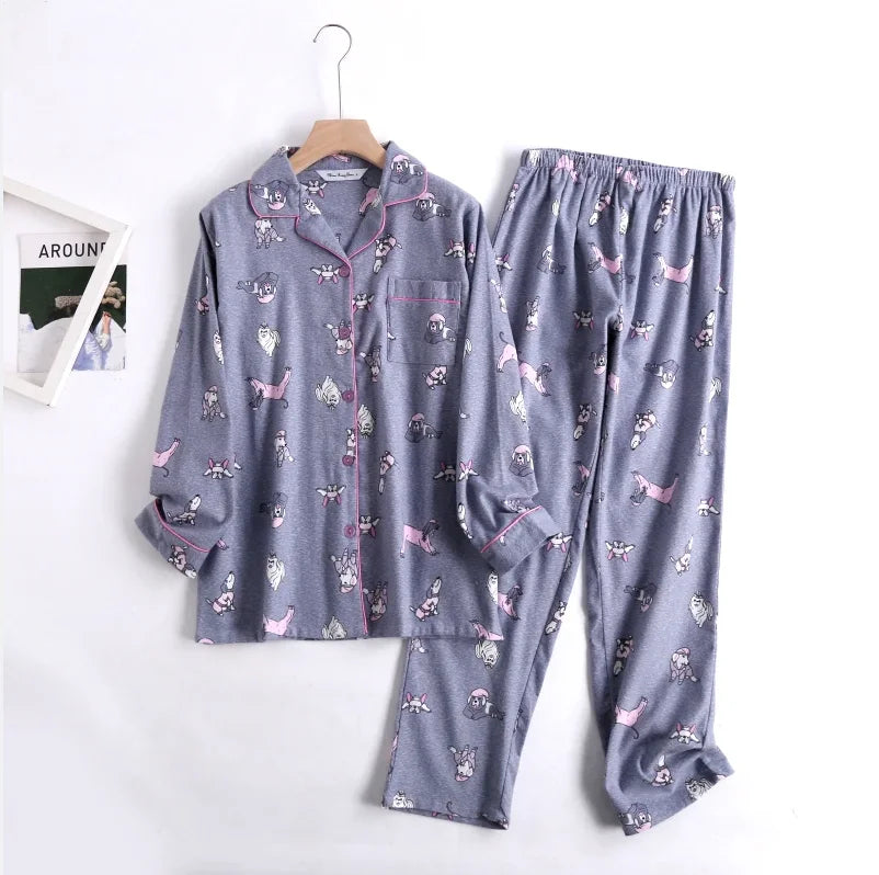 Levoire | Deux Pièces Pyjama En Coton 9