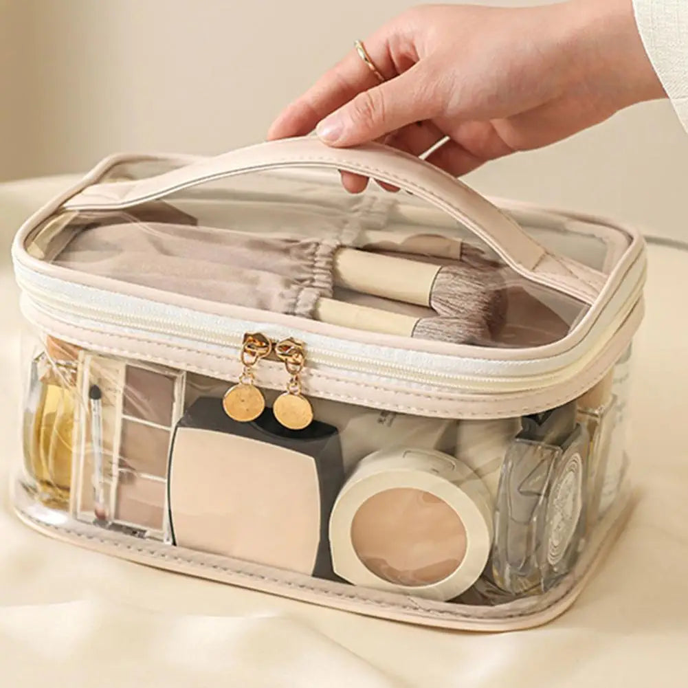 Levoire | Grande Trousse De Maquillage Étanche En Pvc Transparent