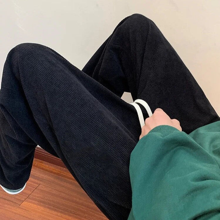 Levoire | Pantalon Baggy En Velours Côtelé Style Vintage Avec Confort