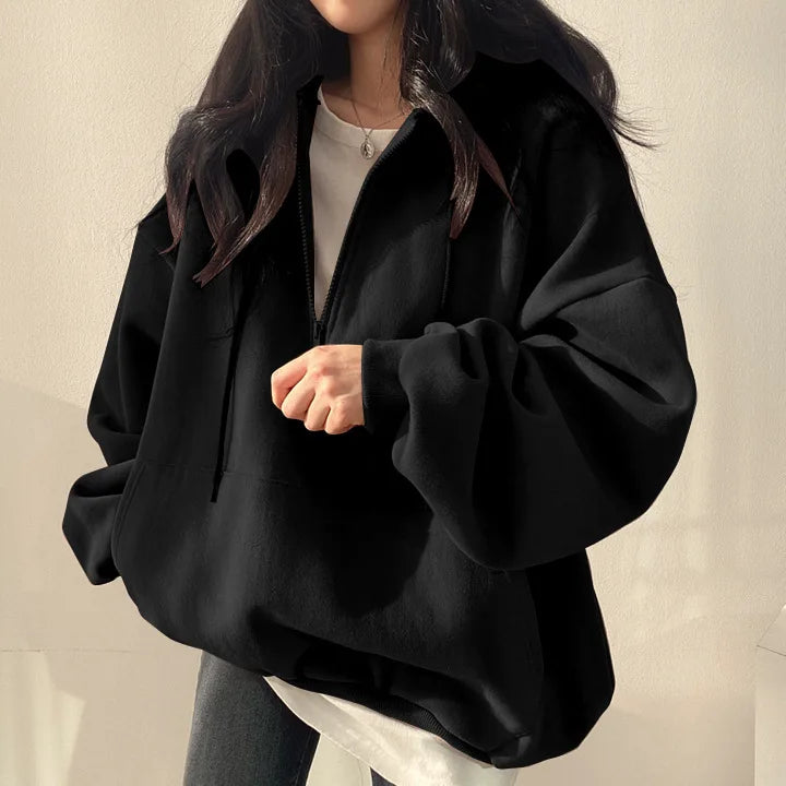 Levoire | Sweat À Capuche Oversize Noir
