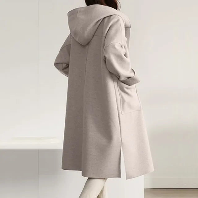 Levoire | Élégante Veste En Taupe Avec Apuze