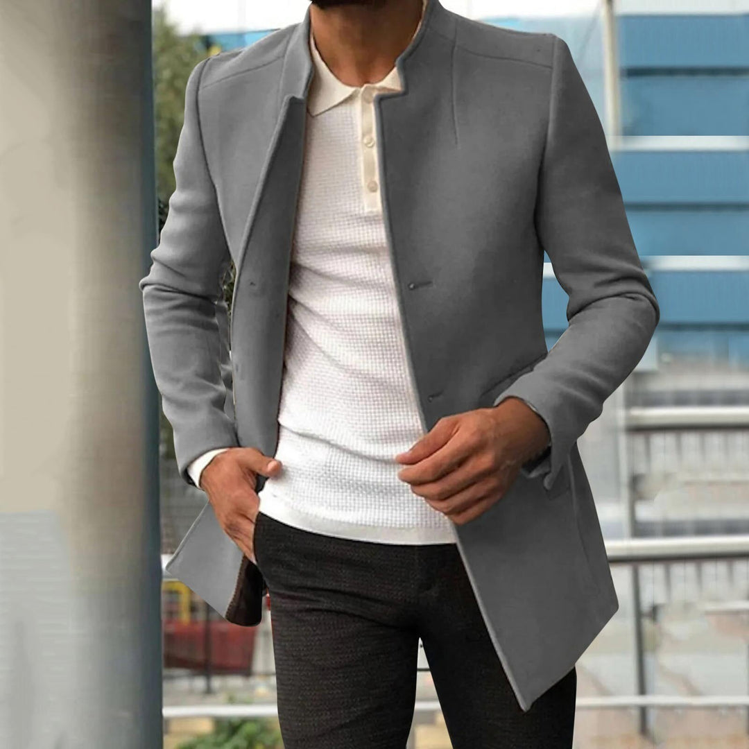 Levoire | Chemise Lin Élégante Gris