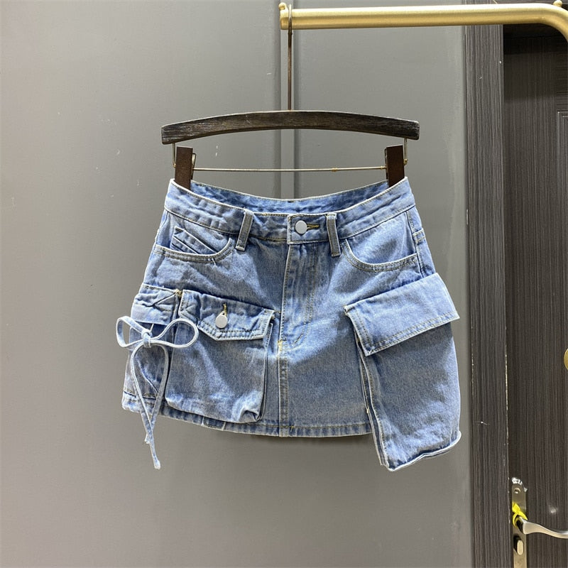 Levoire | Jupe En Denim Avec Poches