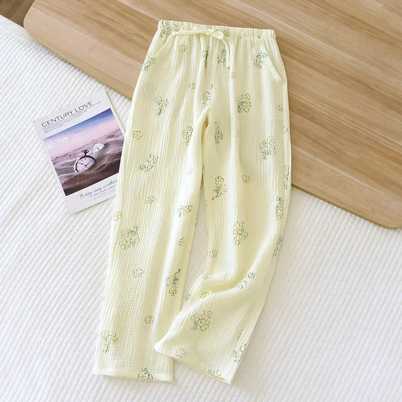 Levoire | Pantalons De Pyjama En Crepe De Coton 5